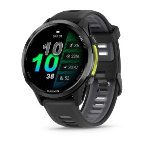 Garmin Forerunner 970, Carbon Grey DLC Titanium with Black Case