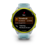 Garmin Forerunner 570 47 мм, ярко-жёлтый алюминий / каменно-белый / с бирюзово-синим ремешком thumbnail 2
