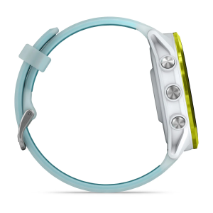 Garmin Forerunner 570 47 мм, ярко-жёлтый алюминий / каменно-белый / с бирюзово-синим ремешком