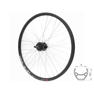 Rear Wheel 26" for Freewheel, Disc 6-Bolt, QR