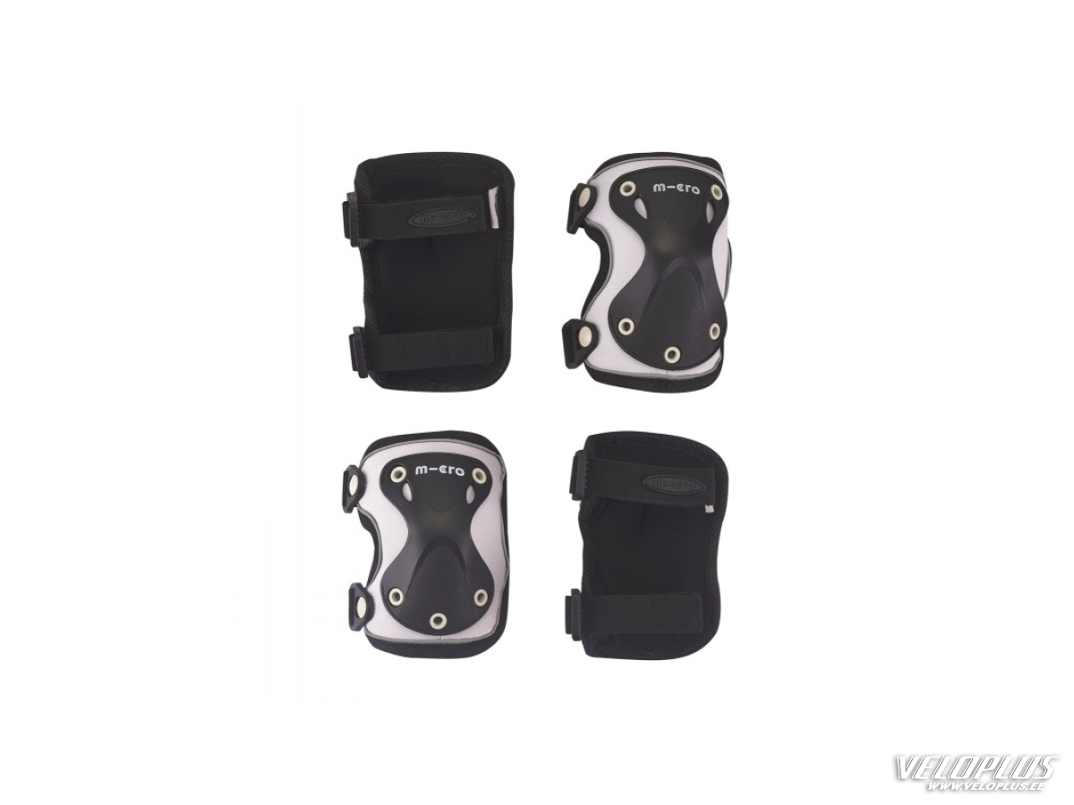 Ceļu un elkoņu aizsargu komplekts MICRO BLACK REFLEX