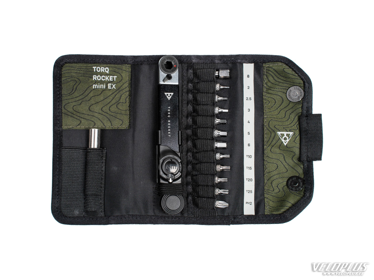 Momenttiavain TOPEAK TORQ ROCKET mini EX 2-10Nm pussissa