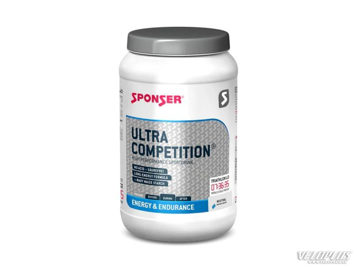 Neitrāls sporta dzēriena pulveris Sponser Ultra Competition 1000 g