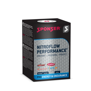Пищевая добавка с растительными экстрактами Sponser Nitroflow Performance 10x7 г, черная смородина