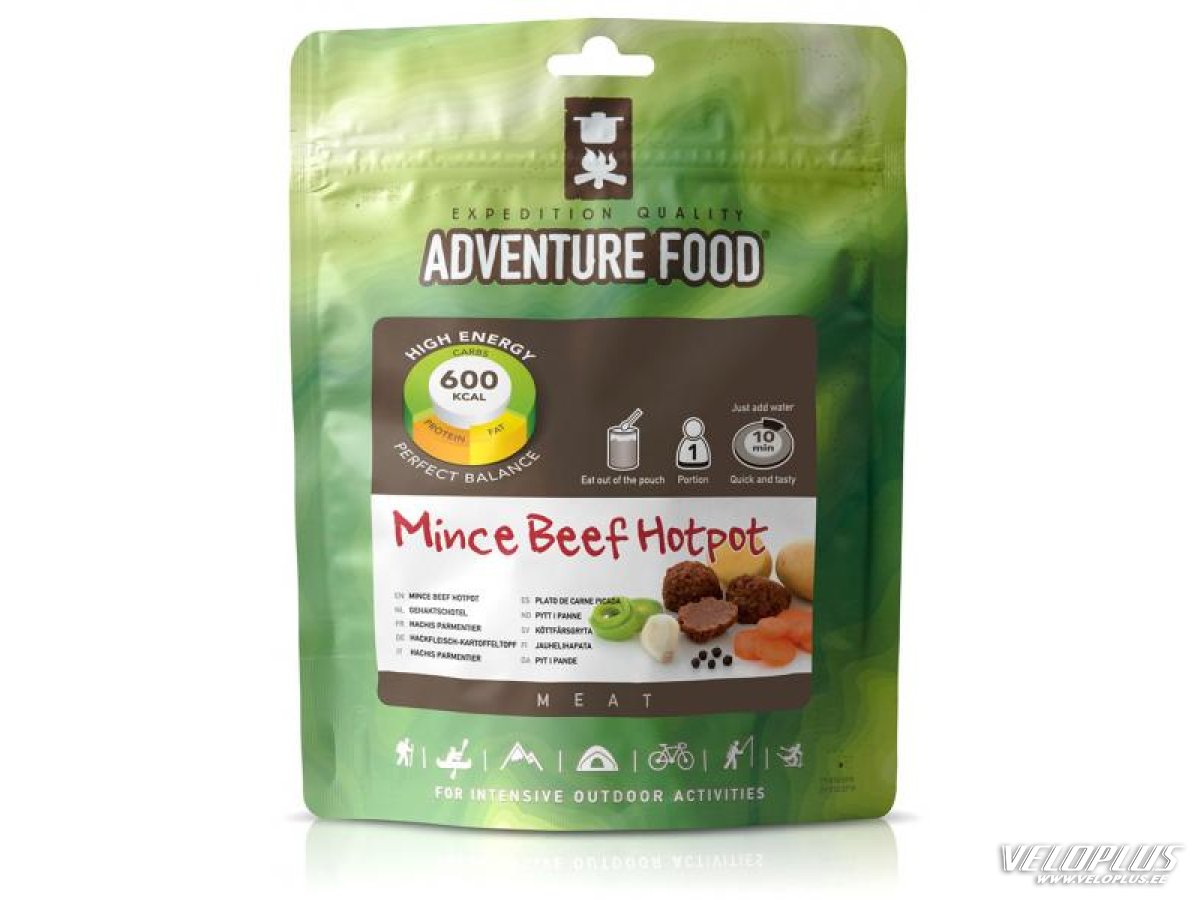 Matksasöök Adventure Food Mince Beef Hotpot 134 g, Hakklihapada kartuliga
