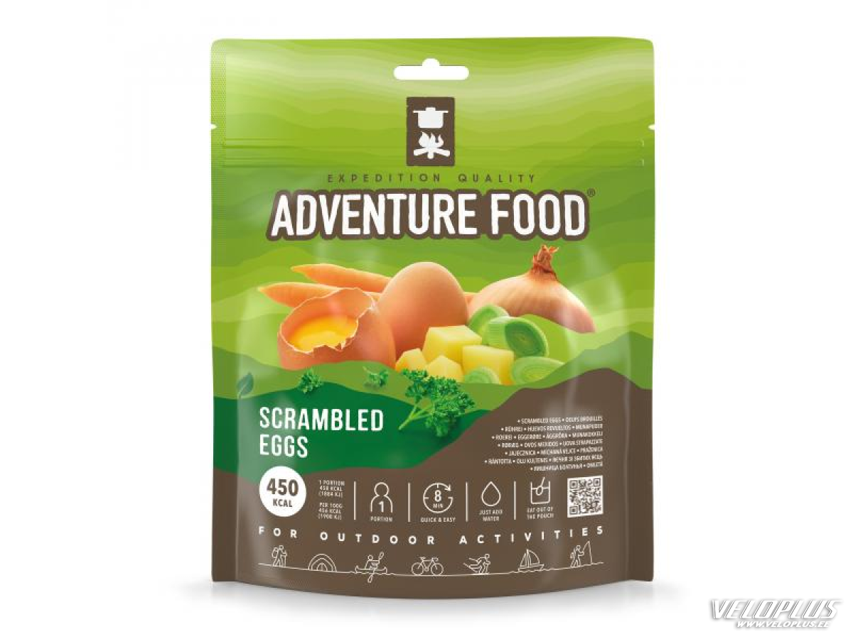 Matksasöök Adventure Food Scrambled Eggs 98 g, Munapuder