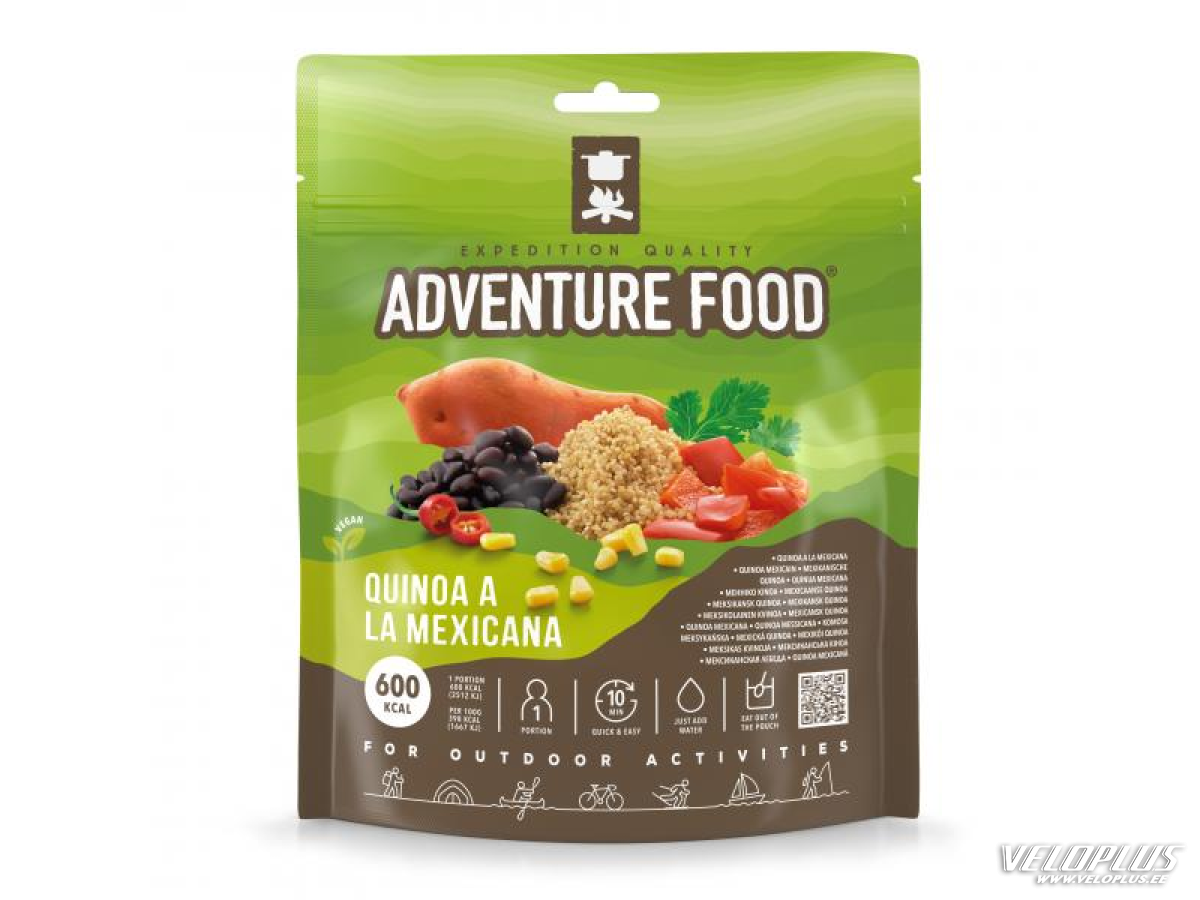 Matksasöök Adventure Food Quinoa a la Mexicana 150 g, mehhikopärane kinoaroog