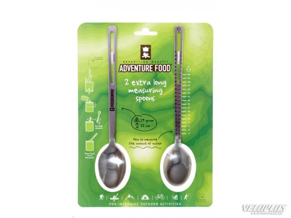Adventure Spoon - pikk mõõdulusikas, 22 cm, 29 g/tk