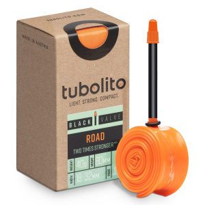 Tube TUBOLITO ROAD 700x18/32mm FV/PV 80mm black 40g