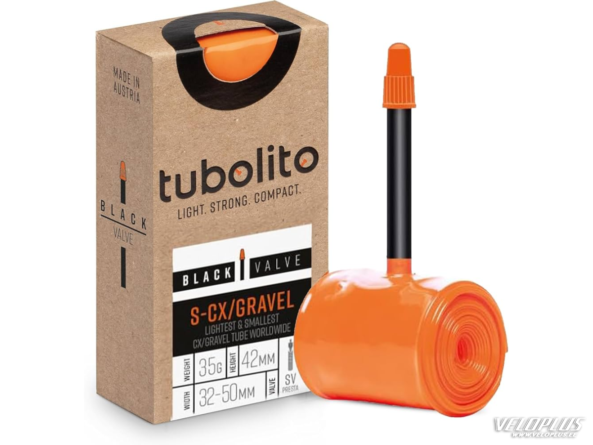 Tube TUBOLITO S-CX/GRAVEL 700x32/50MM FV/PV 60mm black DISC 35g