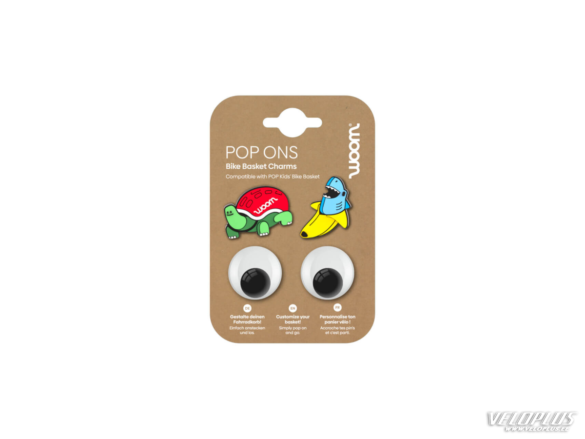 WOOM POP ONs -koristeet lasten etukoriin