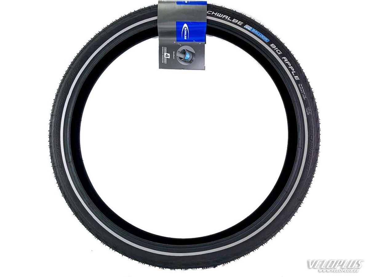 Tire Schwalbe Big Apple 20x2.15 Black+reflex