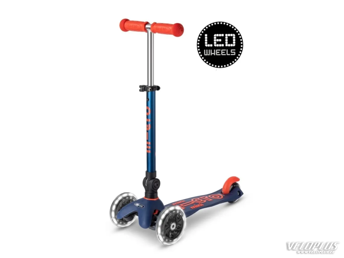 Micro Mini Deluxe LED salokāmais skrejritenis