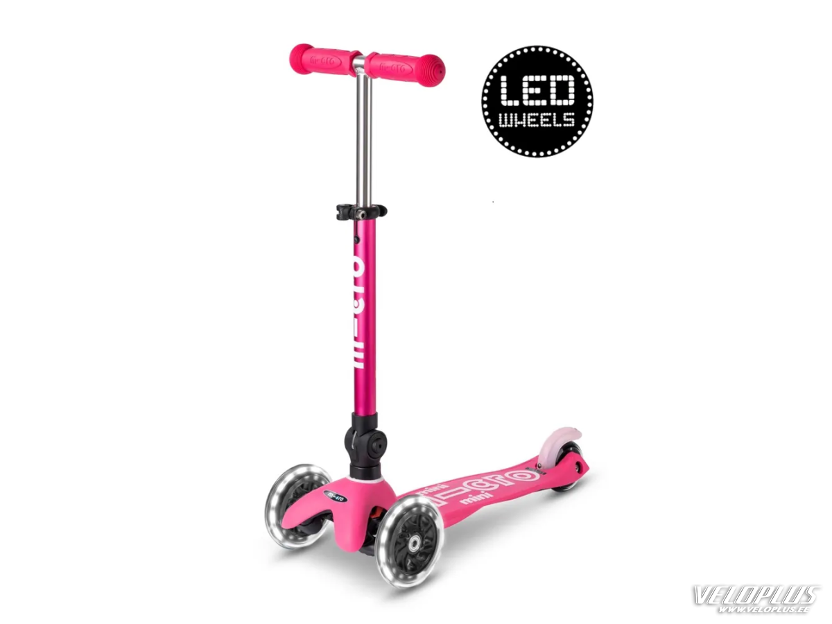 Micro Mini Deluxe LED Foldable Scooter