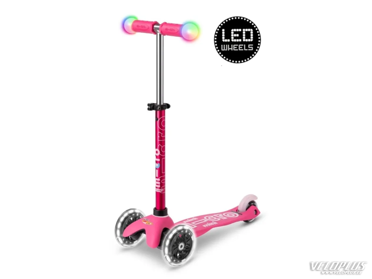 Micro Mini Deluxe Magic LED Foldable Scooter