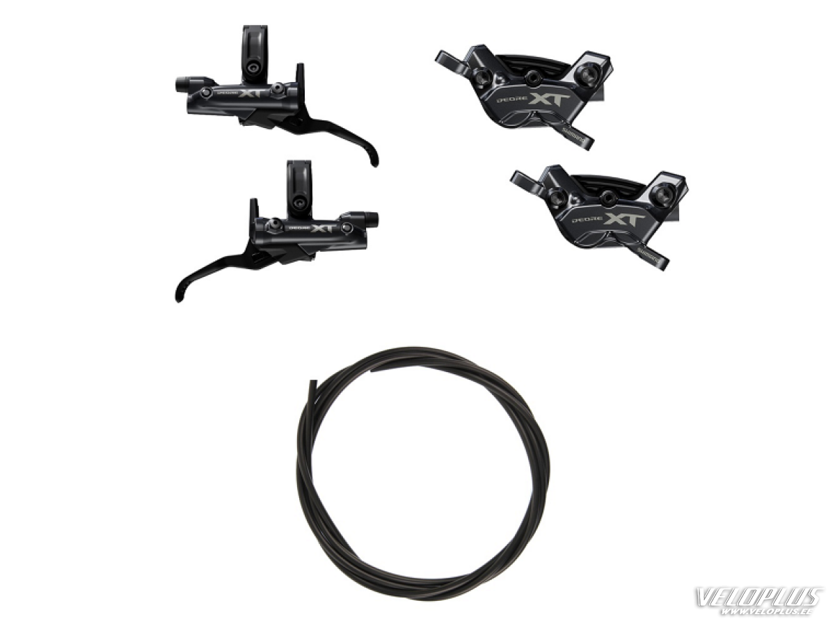 Shimano Deore XT BR-M8220/BL-M8200 4-Piston Disc Brake Kit (Front & Rear)