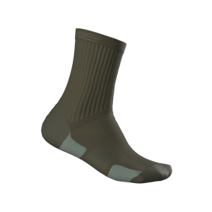 Zeķes Cube High Cut MTB TM, olīvu