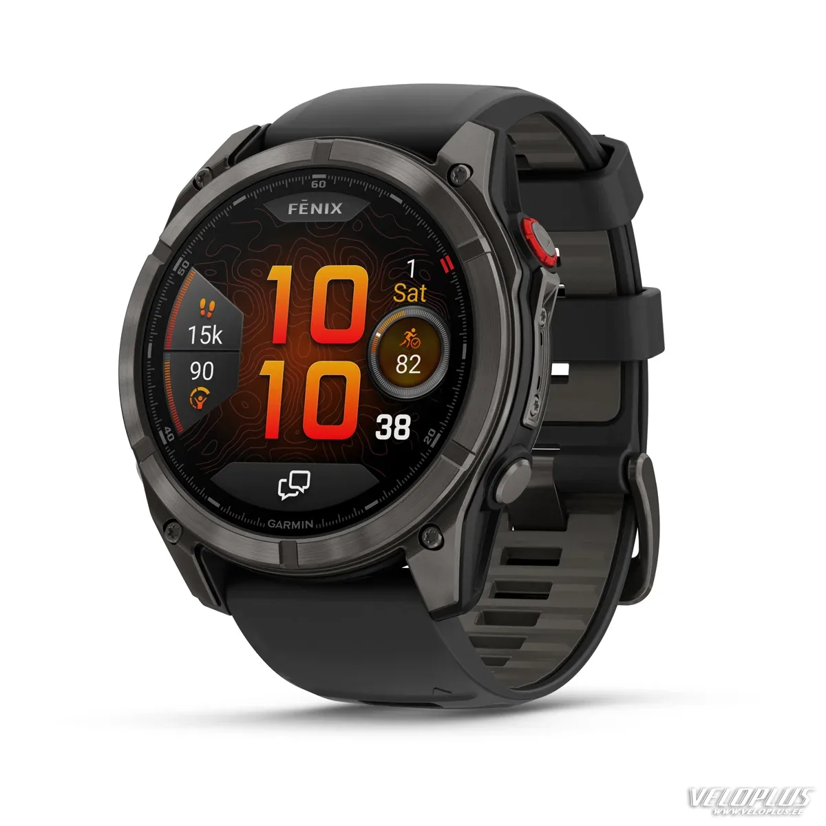 Garmin fenix 8 Pro - 51mm AMOLED, Sapphire, Carbon grey DLC titanium