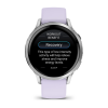 Garmin Venu 4 - 41mm Silver with Periwinkle silikona siksniņu thumbnail 6
