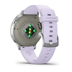 Garmin Venu 4 - 41mm Silver with Periwinkle silikona siksniņu