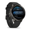 Garmin Venu 4 – 41 mm, Slate, melna silikona siksna thumbnail 3