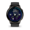 Garmin Venu 4 - 45mm Slate with Black Silicone Band thumbnail 4