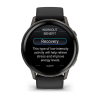 Garmin Venu 4 - 45mm Slate with Black Silicone Band thumbnail 6