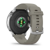 Garmin Venu 4 – 45 mm sudraba ar pelēku silikona siksnu thumbnail 7