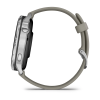 Garmin Venu 4 – 45 mm sudraba ar pelēku silikona siksnu thumbnail 8