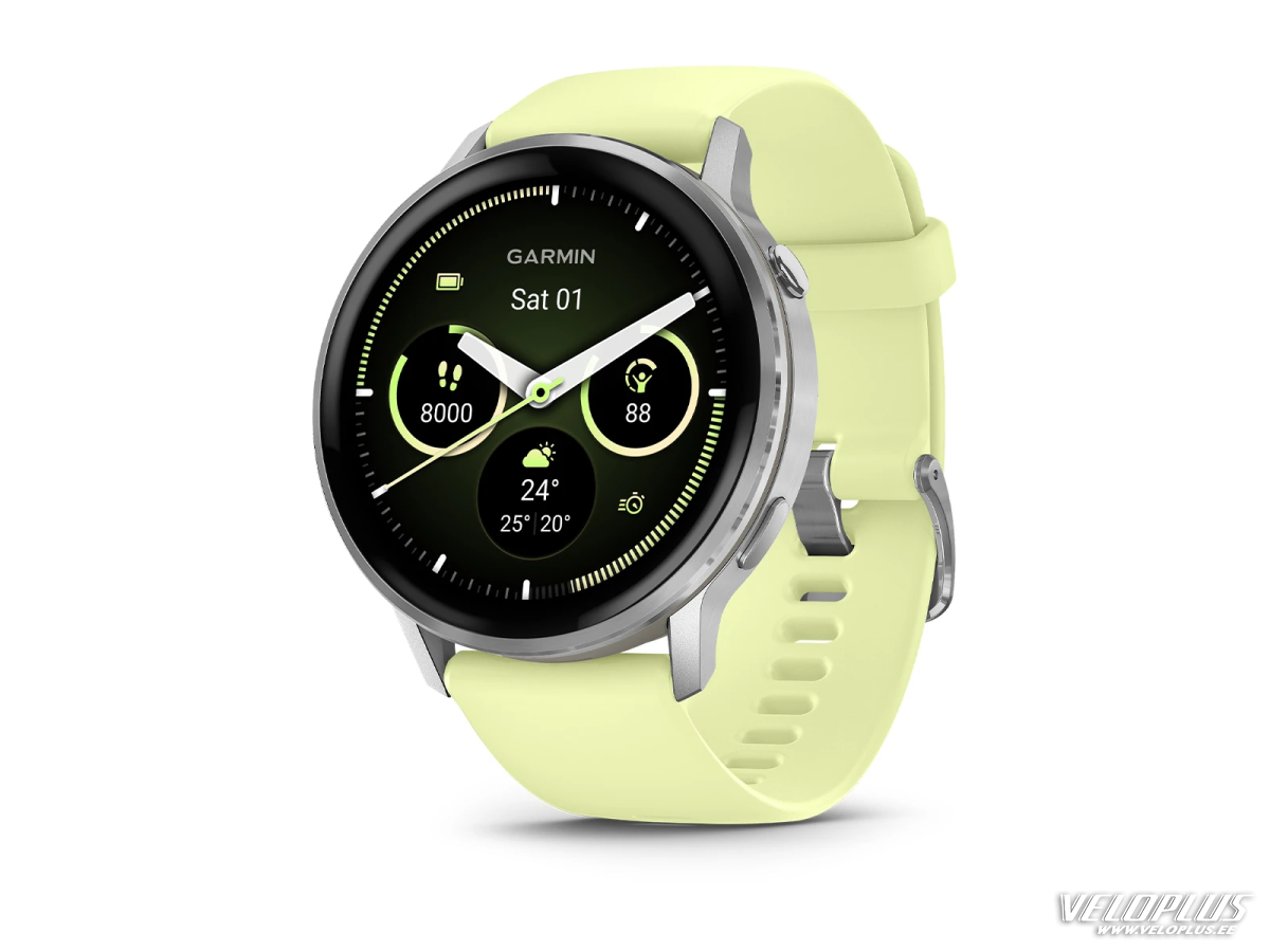 Garmin Venu 45mm Silver with Citron Silicone Veloplus