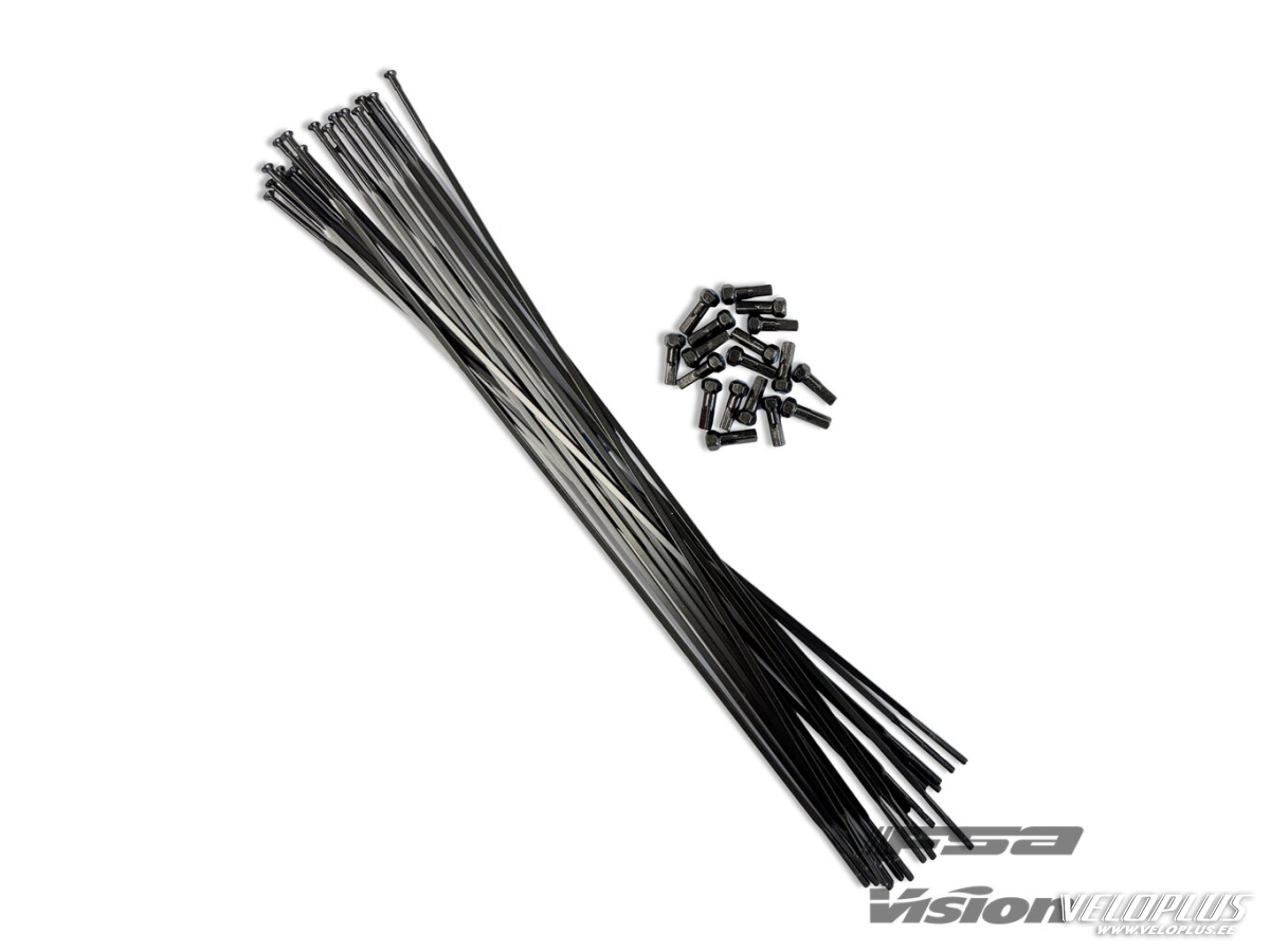 Spokes kit VISION SC40 DB INOX 2/1.5/2 276mm for U2126 Hub w/NIPPLES