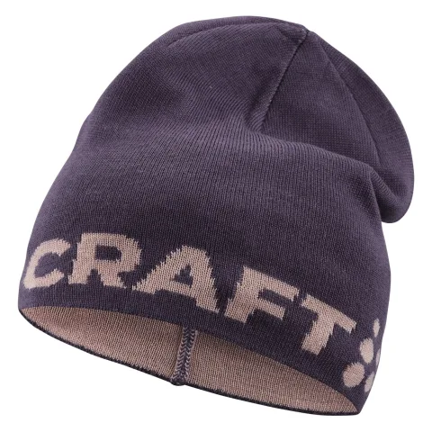 Шапка Craft ADV Nordic Training Merino Logo сливово-фиолетовая