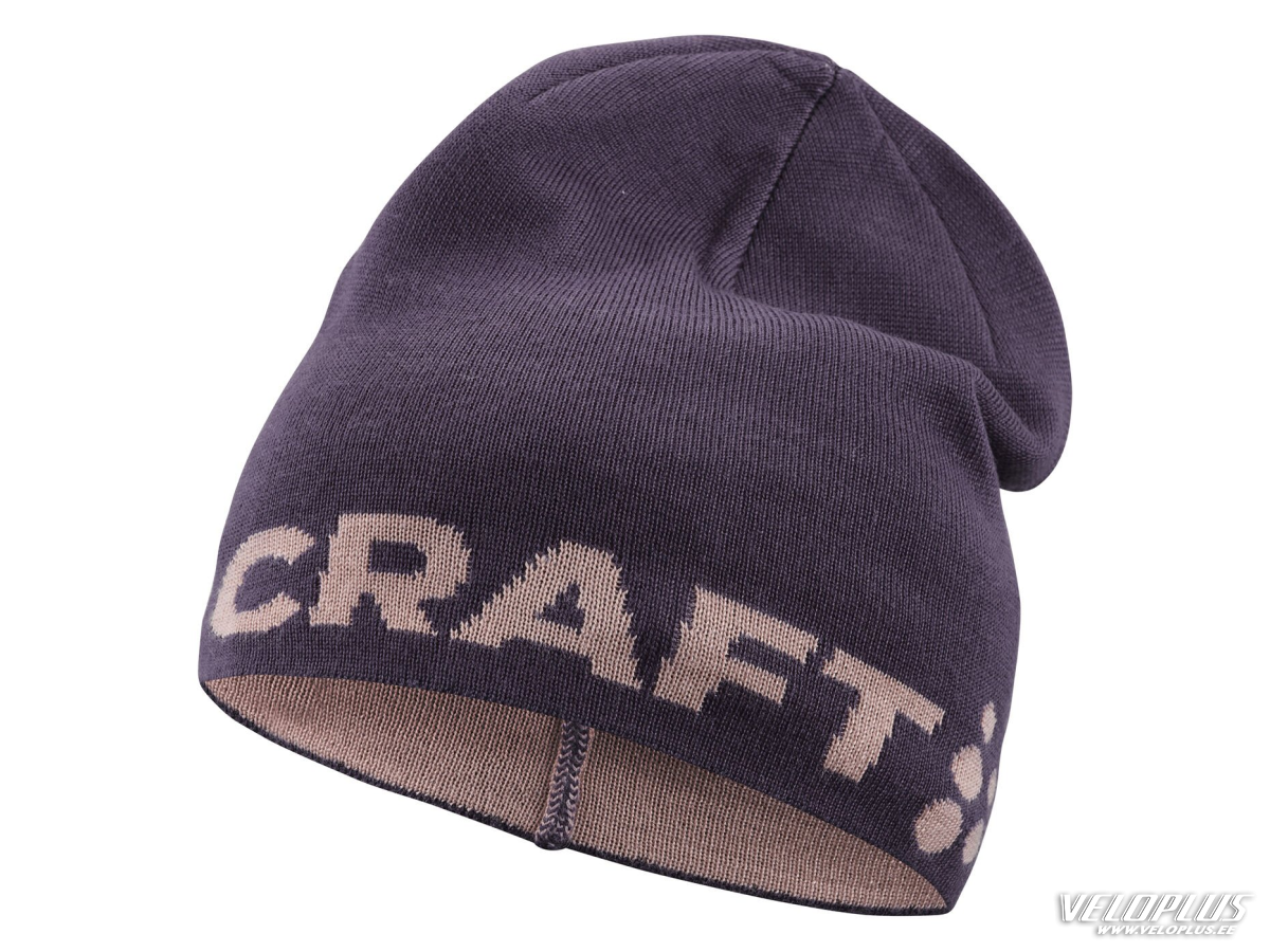 Craft ADV Nordic Training Merino Logo Dark Plum