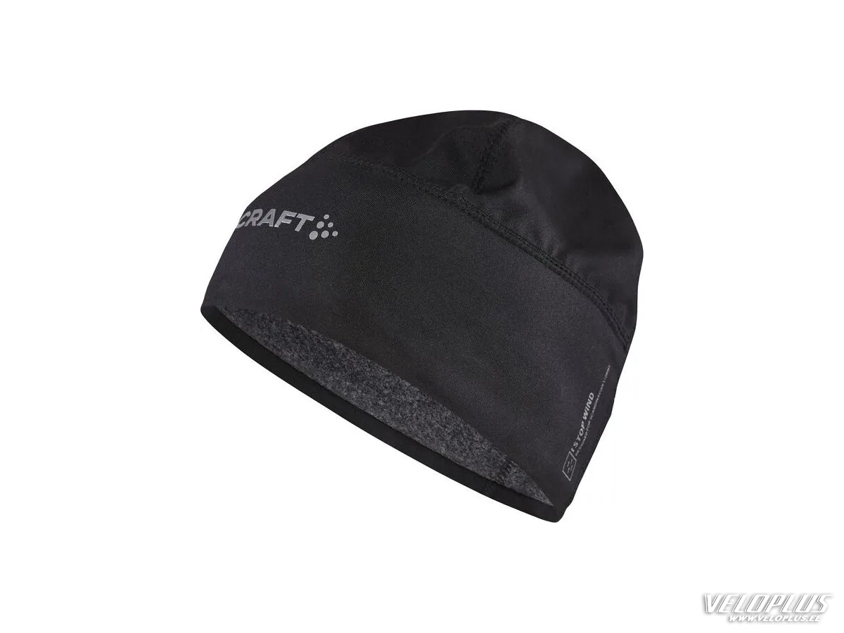 CRAFT ADV WINDBLOCK FLEECE HAT black