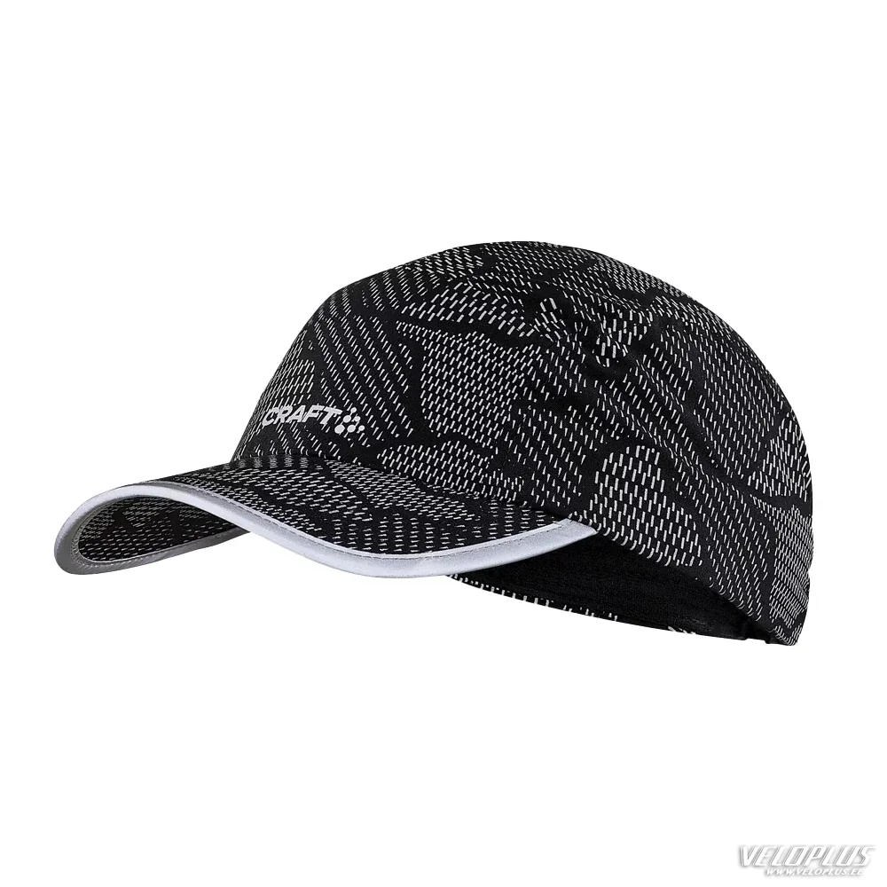 Kepurė CRAFT CORE ESSENCE LUMEN CAP juoda atspindinti