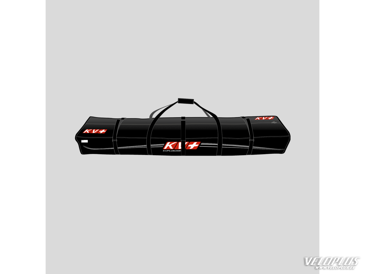 Чехол для лыж KV+ BIG BAG на 6 пар 210 см чёрный/красный