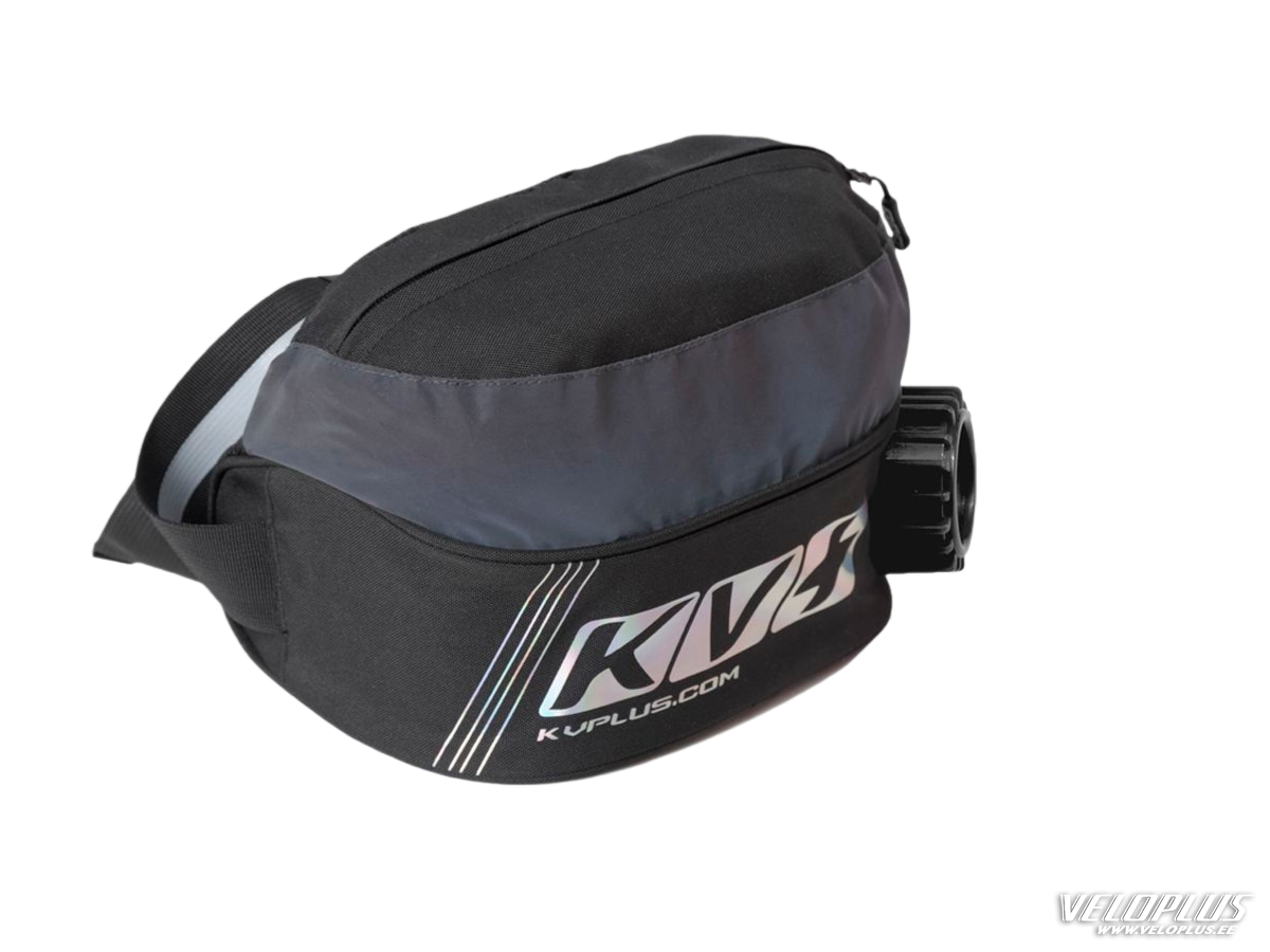 KV+ THERMO REFLEX Drink Belt 1L black/reflective print