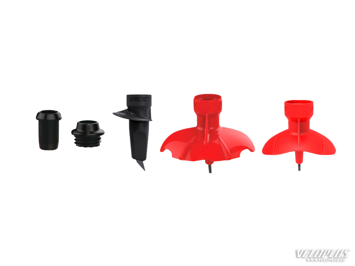 KV+ TORNADO QCD nūju uzgaļu komplekts 9,5/10 mm oranžs