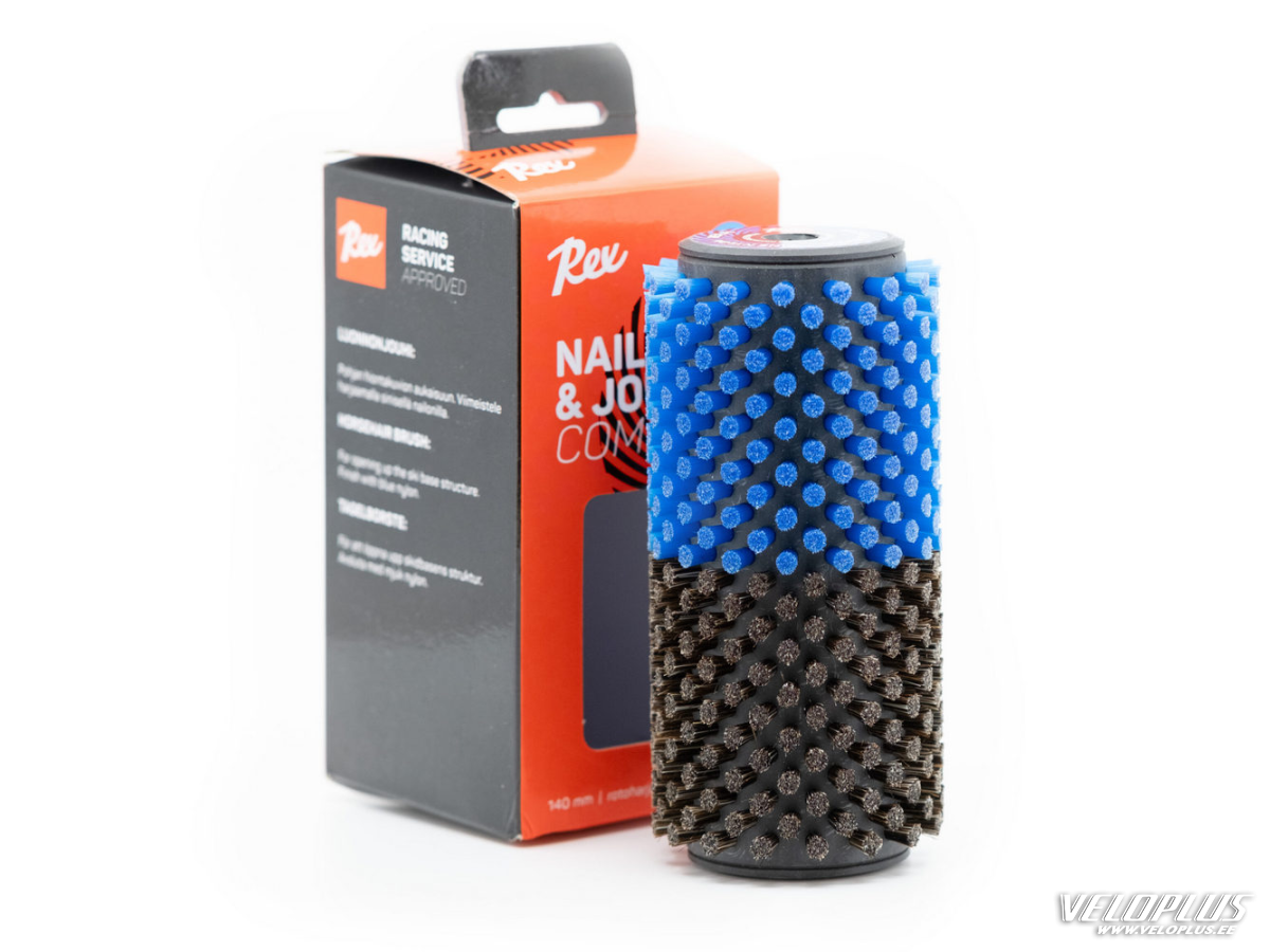 Roto brush REX COMBI blue nylon/ horsebrush 140mm 