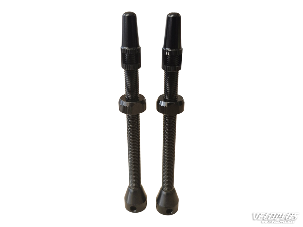 Tubeless vožtuvai CST 80mm Juodi 2 vnt aliuminis