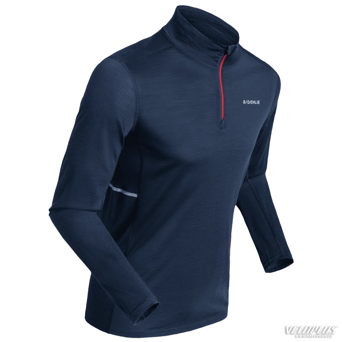 Vyriški termo marškinėliai B/DAEHLIE Performance Wool Half Zip mėlyni