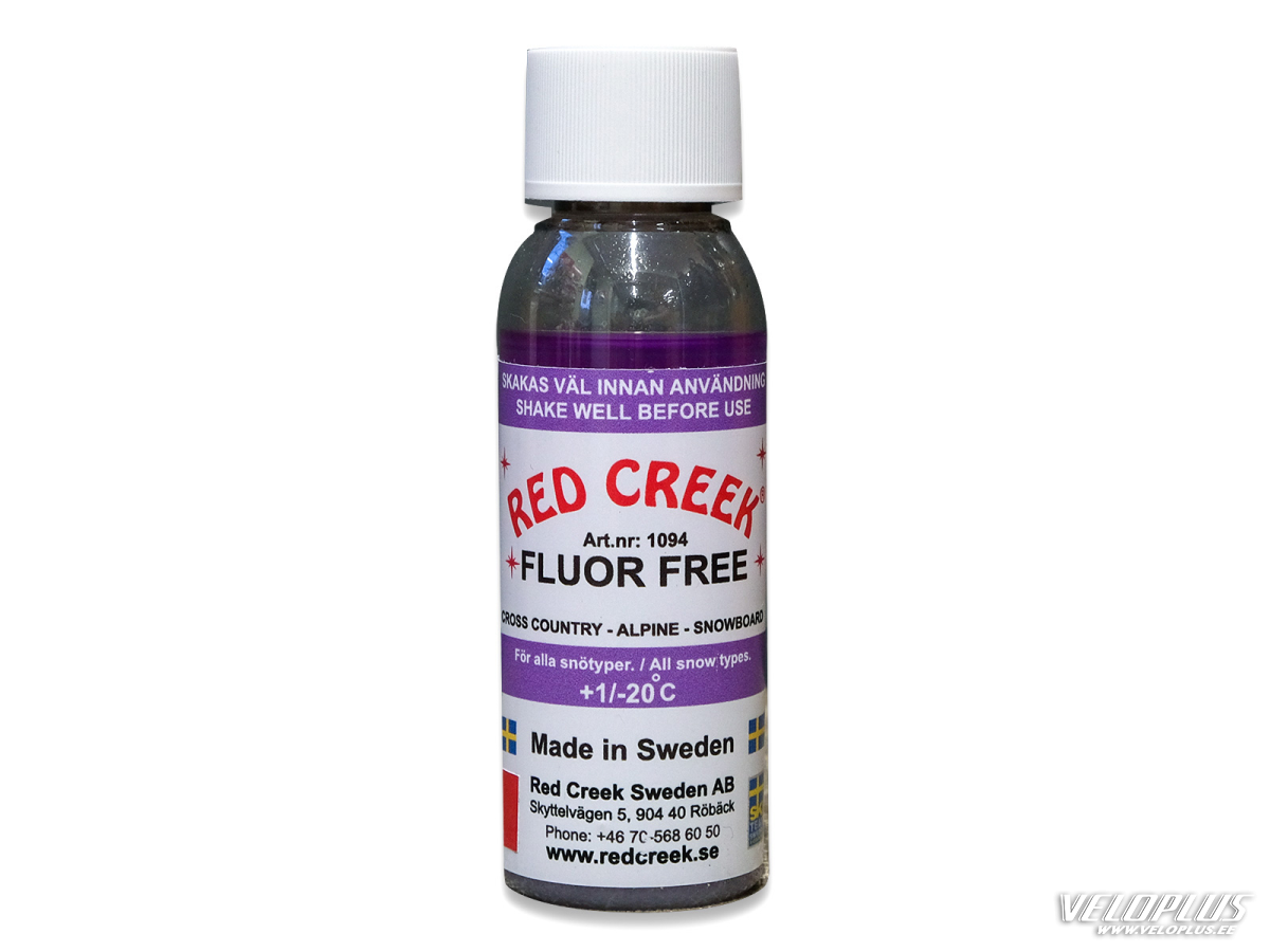 Slidžių tepalas RED CREEK FLOUR FREE COLD VIOLET +1°/-20°C 90ml