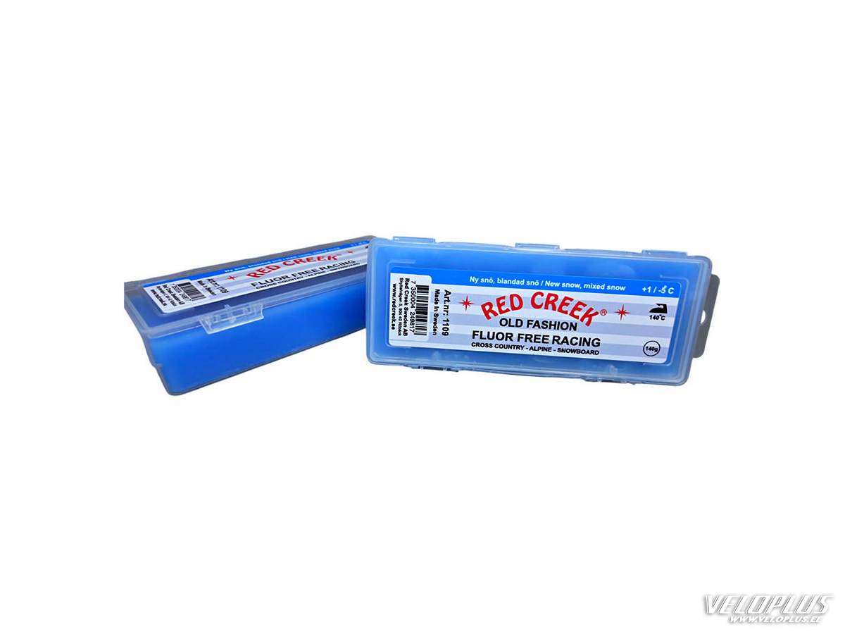 Ski wax RED CREEK FLOUR FEE RACING BLUE +1º/-5ºC 140g