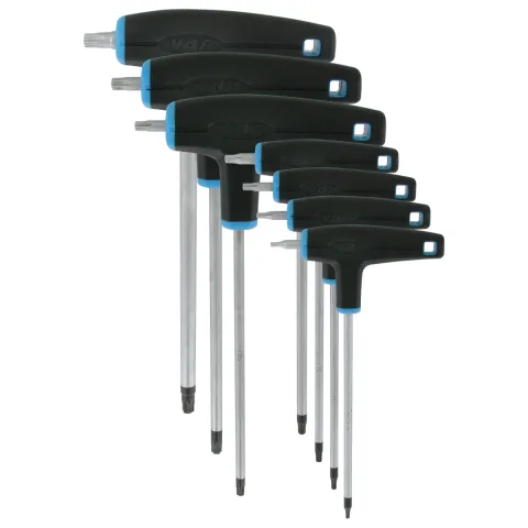 Torx võtmete komplekt VAR TOOL GAME 7 T7–T40 T-käepide