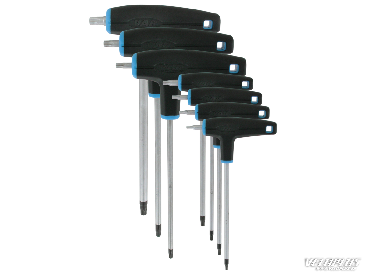 Torx võtmete komplekt VAR TOOL GAME 7 T7–T40 T-käepide