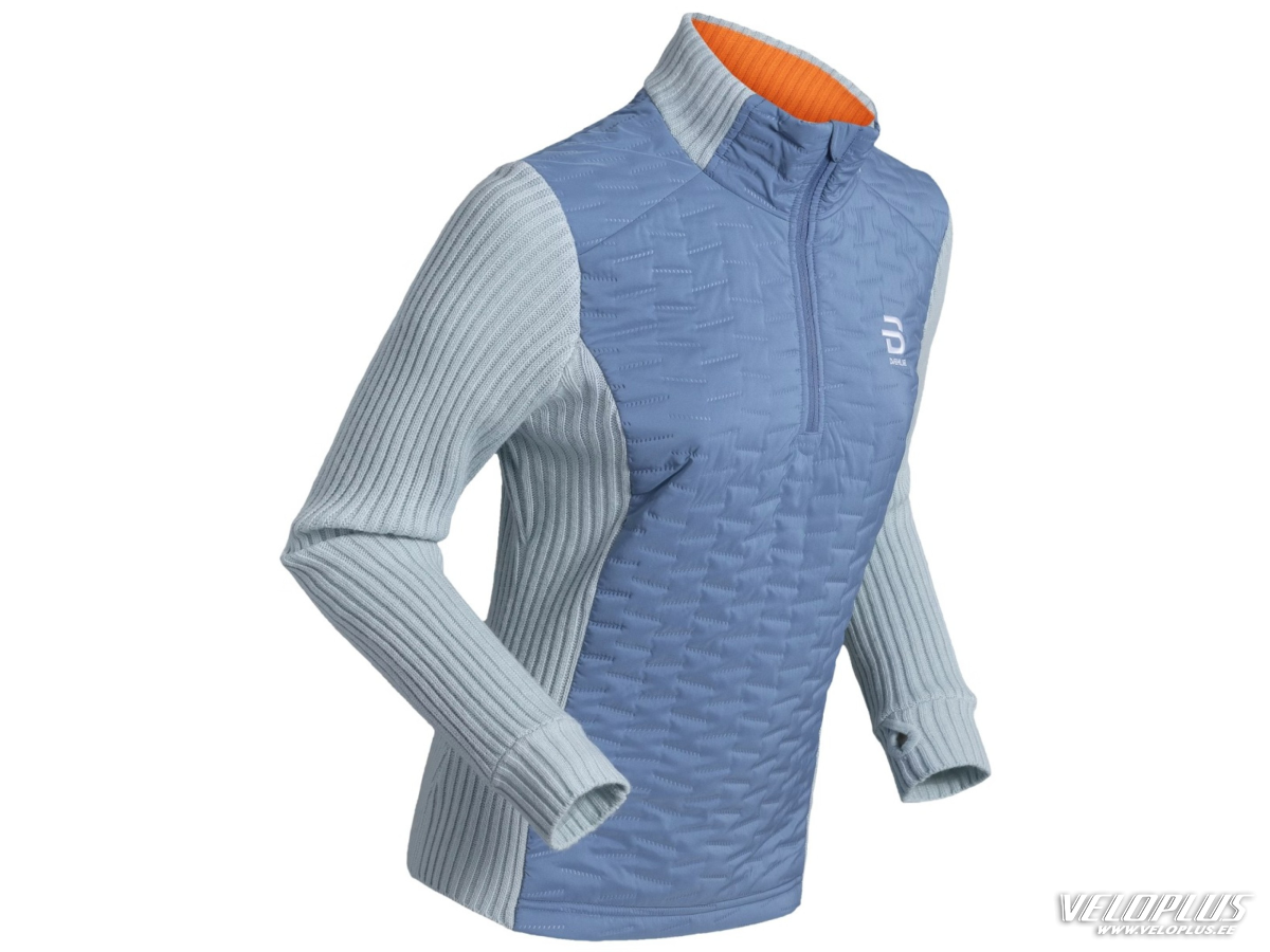 Naiste kampsun B/DAEHLIE HALF ZIP COMFY 2.0 WMN helesinine