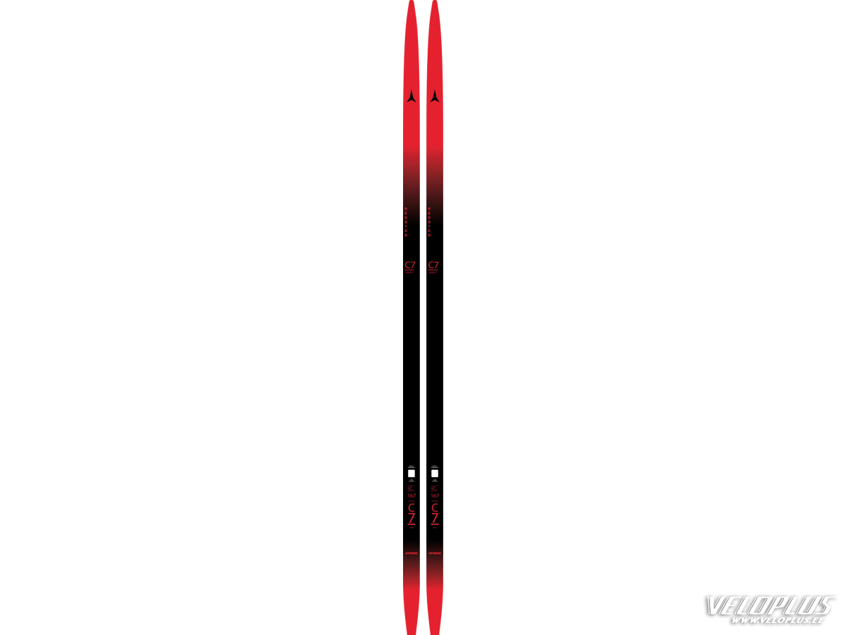 Лыжи классические ATOMIC REDSTER C7 SKIN JR с креплениями
