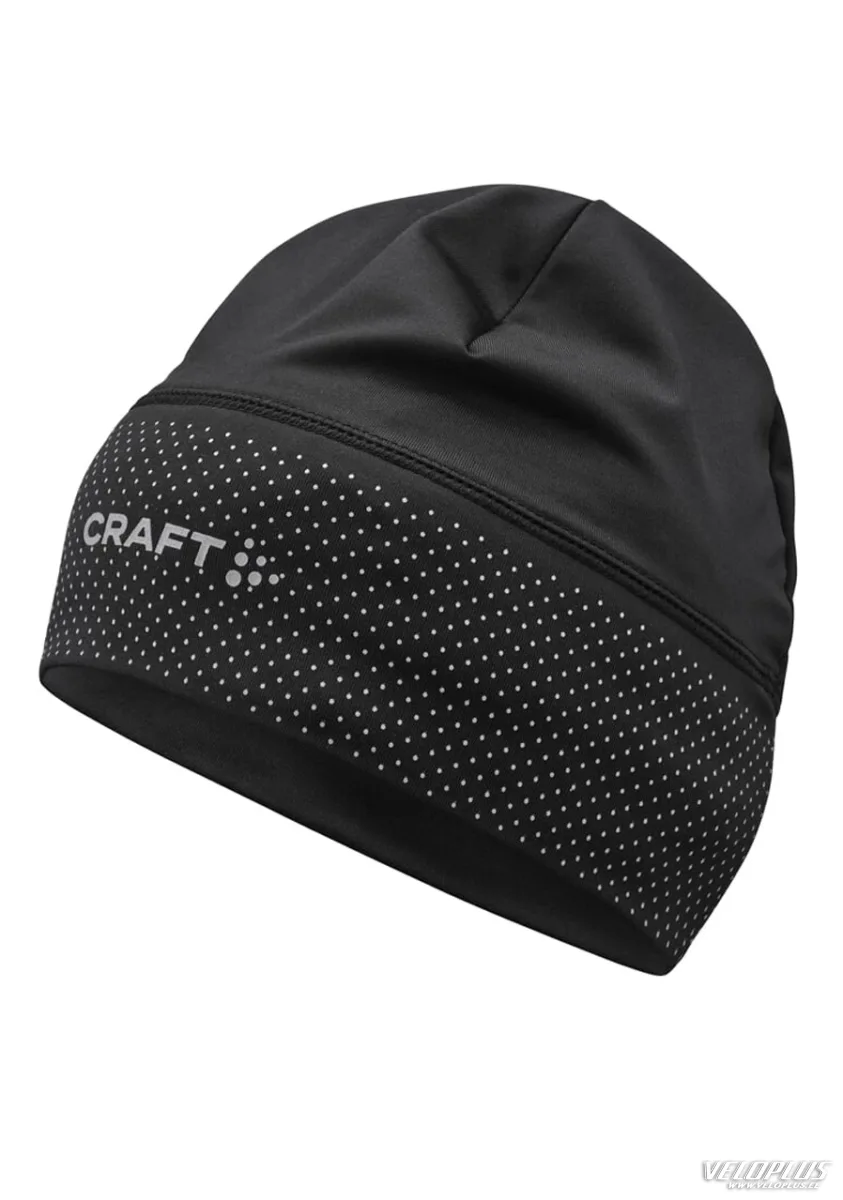 Cepure Craft Lumen Fleece Cepure 2 melna/atstarojoša
