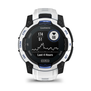 Garmin Instinct 3 - 45 mm, Solar, Balta akmens krāsā