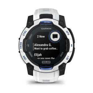 Garmin Instinct 3 - 45 mm, Solar, Balta akmens krāsā